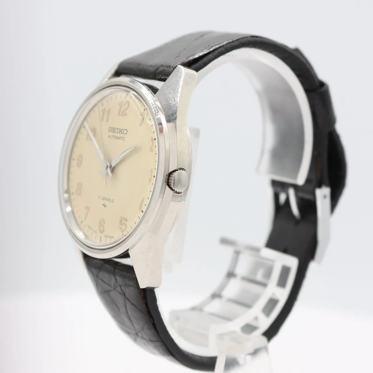 Vintage Seiko 7001-8009 Field Men's Automatic Wristwatch 7001 A Japan Steel