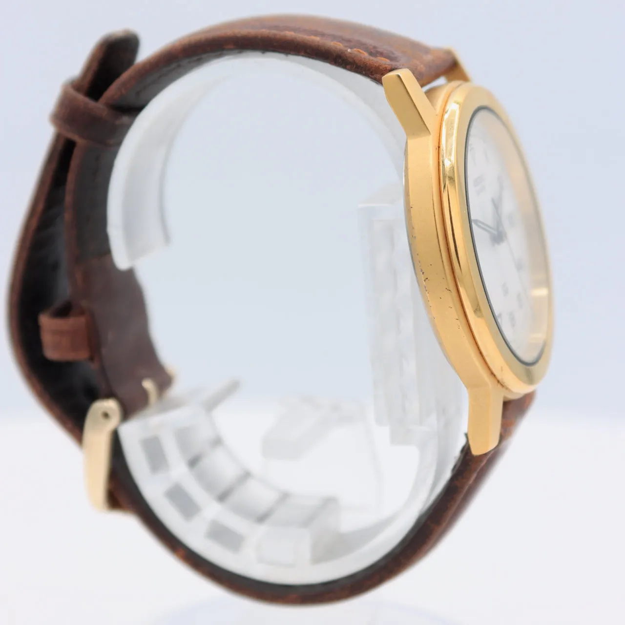 Vintage Seiko 7N43-8A10 SQ Dress Men's Quartz Wristwatch Japan Gold Tone