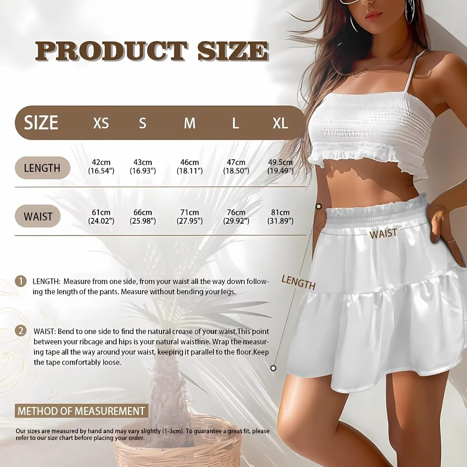 Waist Tiered Mini Skirt for legitimate commission flame laurasia Running Casual Short Skirts for Women High 