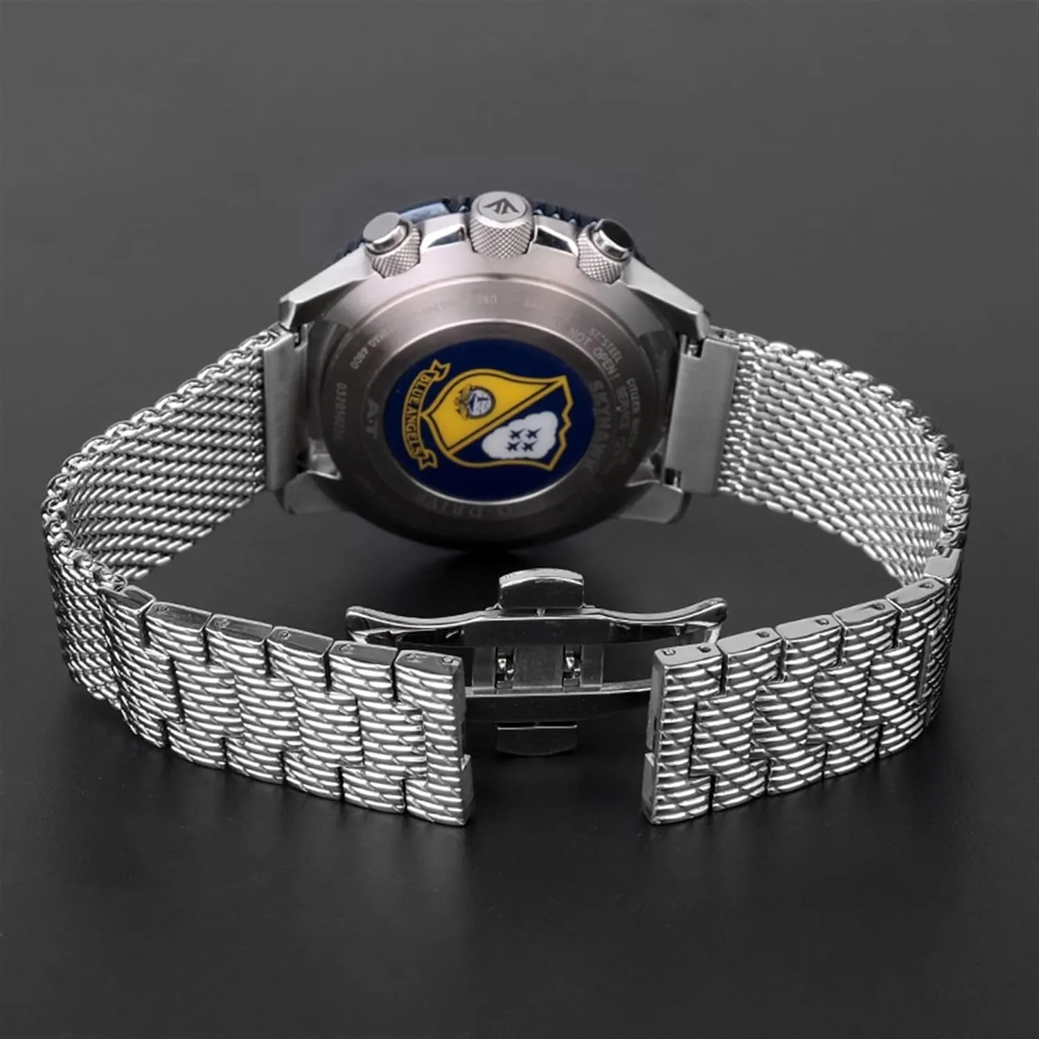 walker Virginian figurine grain transaction zone : 23mm) for Citizen JY8078 JY8037 JY8031 Watch Strap Mens Luxury 22MM 23MM Milan Mesh Stainless Steel Bracelet (Color : Silver, Size 