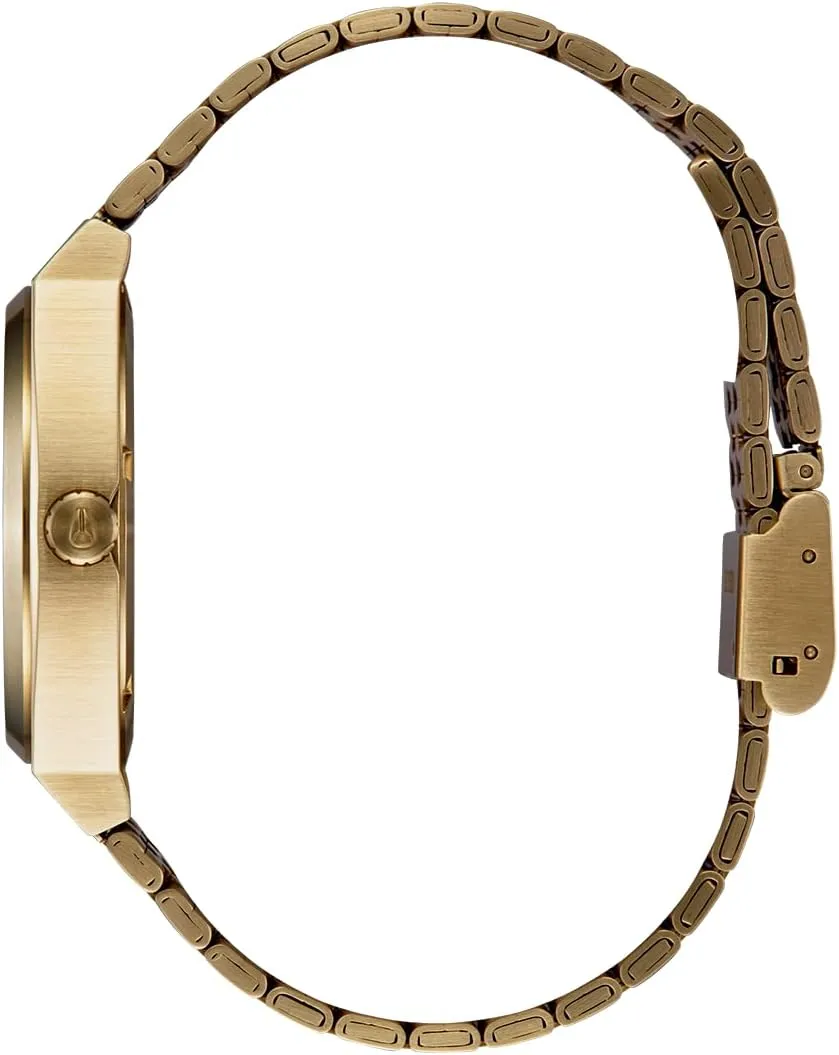 Watch (37mm Watch Face, 19.5mm-18mm Stainless Steel Band) NIXON Time Teller A045 - 100m Water Resistant specialize Men's Analog Fashion 