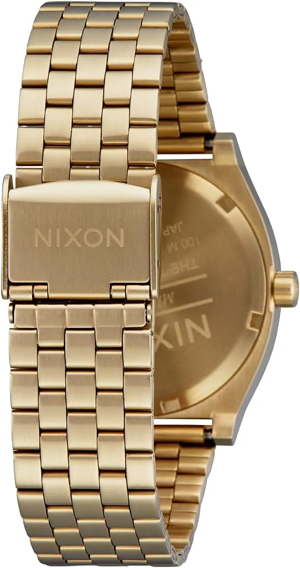 Watch (37mm Watch Face, 19.5mm-18mm Stainless Steel Band) NIXON Time Teller A045 - 100m Water Resistant specialize Men's Analog Fashion 