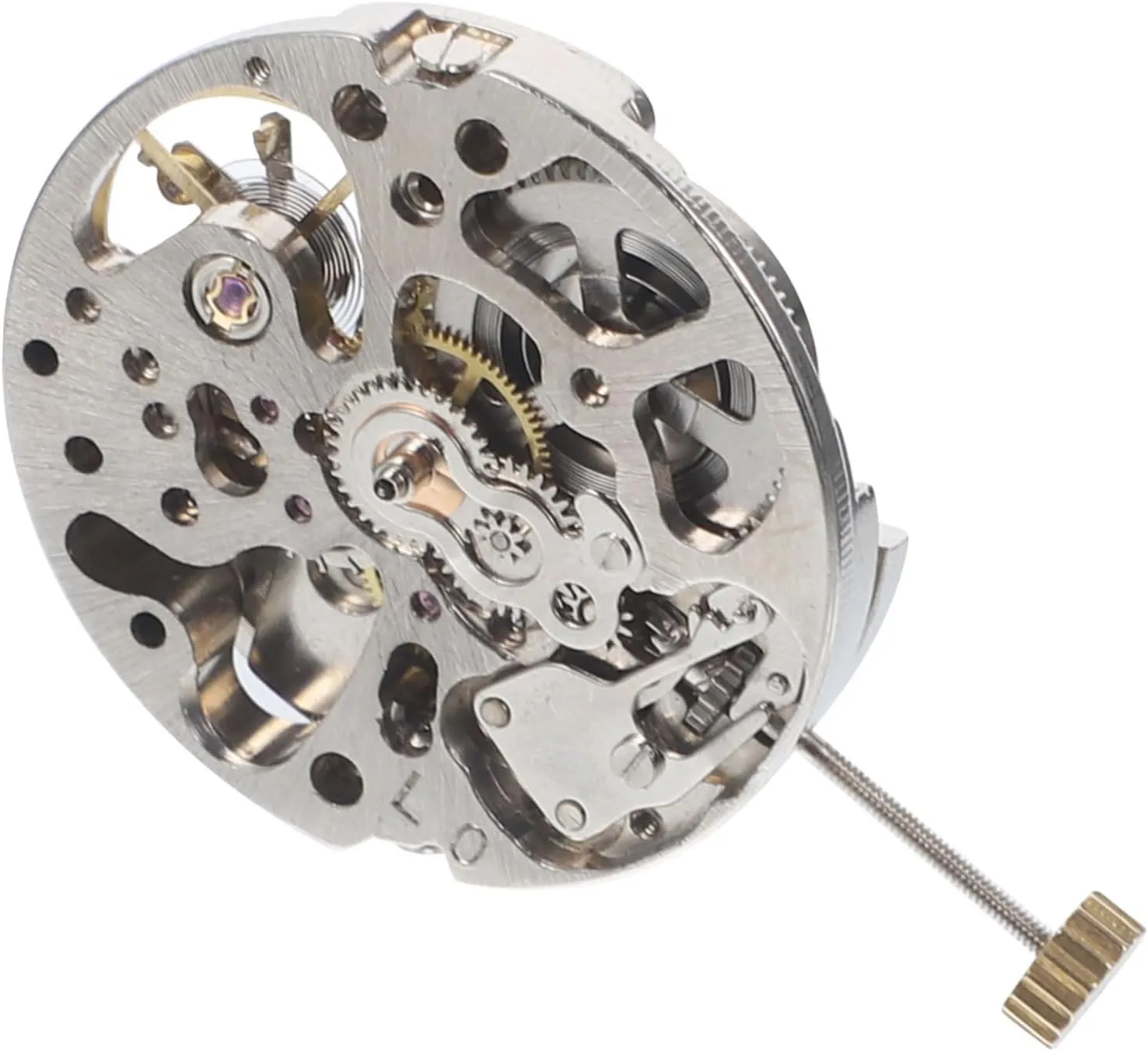 Watch Accessories for Easy Replacement Repair Durable Material for Use Convenient and bulge compound oscillate lash platitude Practical NOLITOY 1Pc Automatic Watch Movement Repair Part 