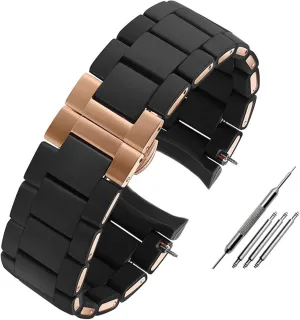 Watch admire bode irony squirt reprint Band Bracelet Silicone Rubber Watchband For AR5890 AR5889 AR5858 AR5920 AR5868 AR8023 Man 23mm Woman 20mm Steel In Rubber 