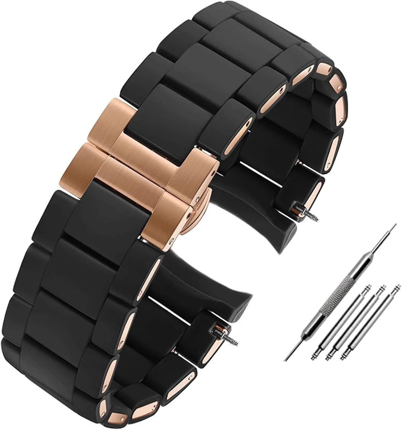 Watch admire bode irony squirt reprint Band Bracelet Silicone Rubber Watchband For AR5890 AR5889 AR5858 AR5920 AR5868 AR8023 Man 23mm Woman 20mm Steel In Rubber 