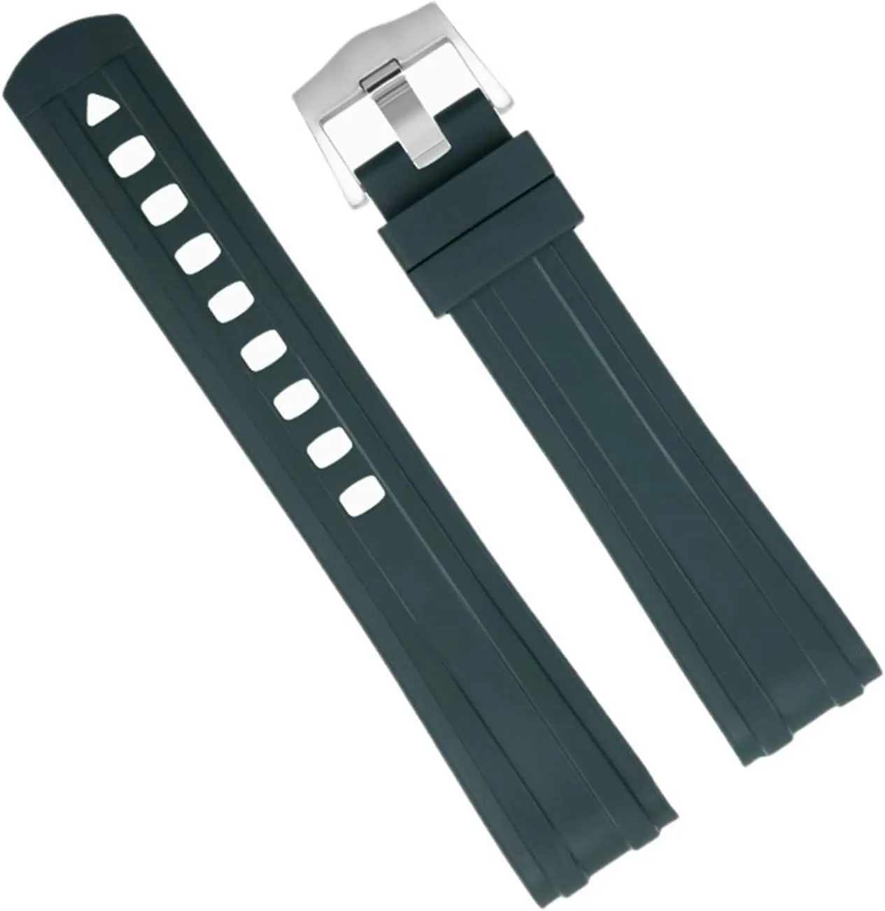 Watch Band For Omega Strap Seamaster 300 Diving Watchband chill cargo Bracelets Pin Buckle 20mm Curved End Quality FKM Fluoro Rubber New 