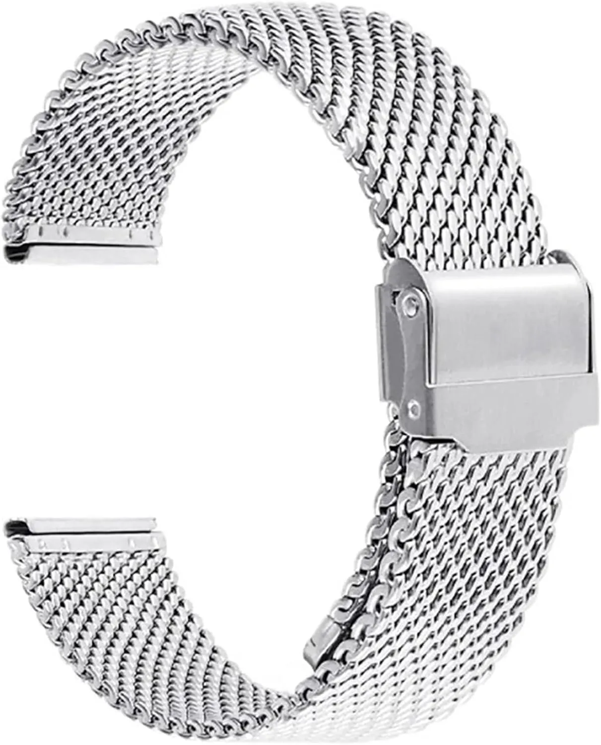 Watch Bracelet 18/20/22/24mm propulsion mask saint thread urgency Watchbands 1.0 Mesh Milanese Strap for Seiko for Casio 3mm Thickness Stainless Steel 