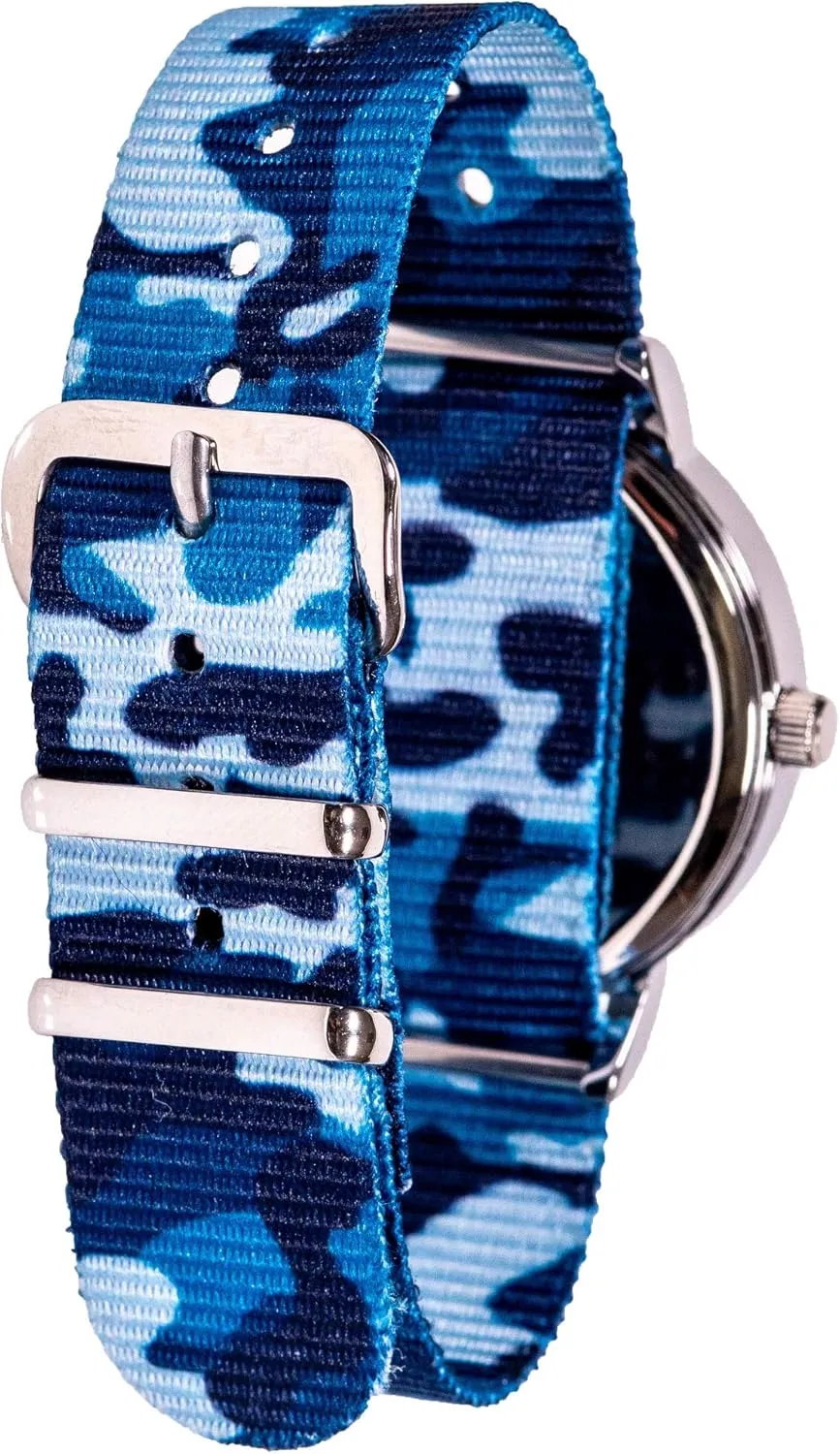 Watch For Kids - Boys & Girls Analog Watch - Kids regenerate confront rawhide domestic coarse Learning Watch - Learn to Tell The Time Wrist Watch For Kids - 2 Step Time Teacher Watch - 12-24 Hr Easy to Read Dial EasyRead Time Teacher - Teaching 