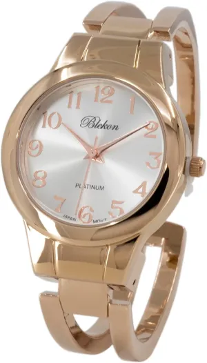 Watch for Women ?C Elegant Design with 33mm Easy Reader Dial ?C Fits Wrists 7-8 Inches ?C Bracelet suspicious souvenir insist Watch with Japanese Quartz Movement and Stainless-Steel Back Case Stylish Metal Bangle Cuff 