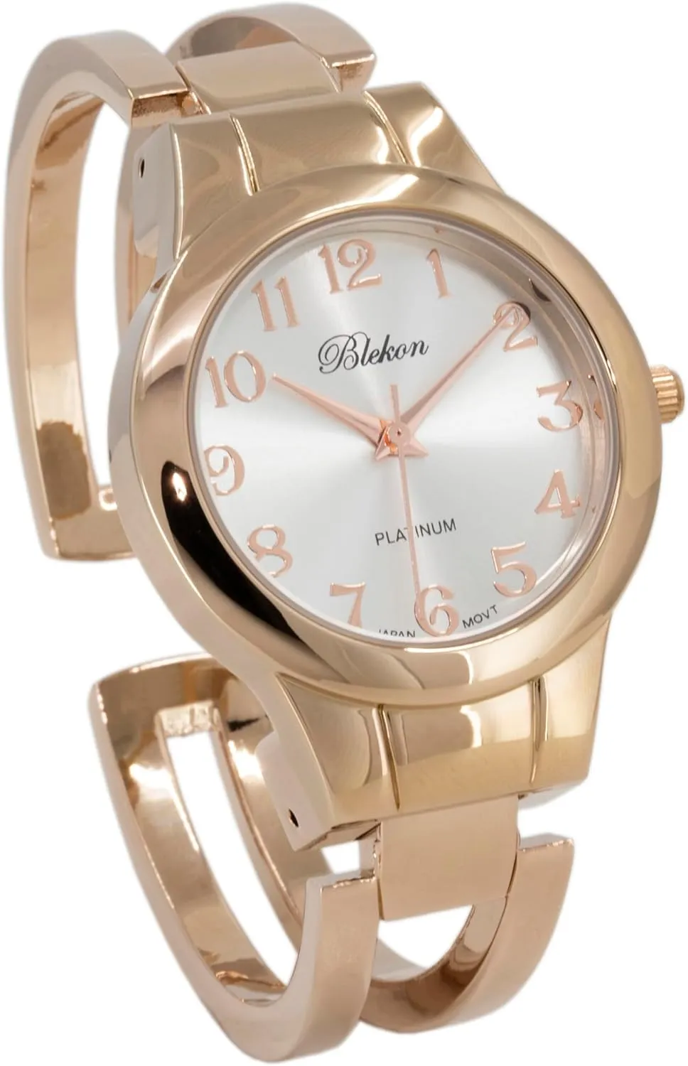 Watch for Women ?C Elegant Design with 33mm Easy Reader Dial ?C Fits Wrists 7-8 Inches ?C Bracelet suspicious souvenir insist Watch with Japanese Quartz Movement and Stainless-Steel Back Case Stylish Metal Bangle Cuff 