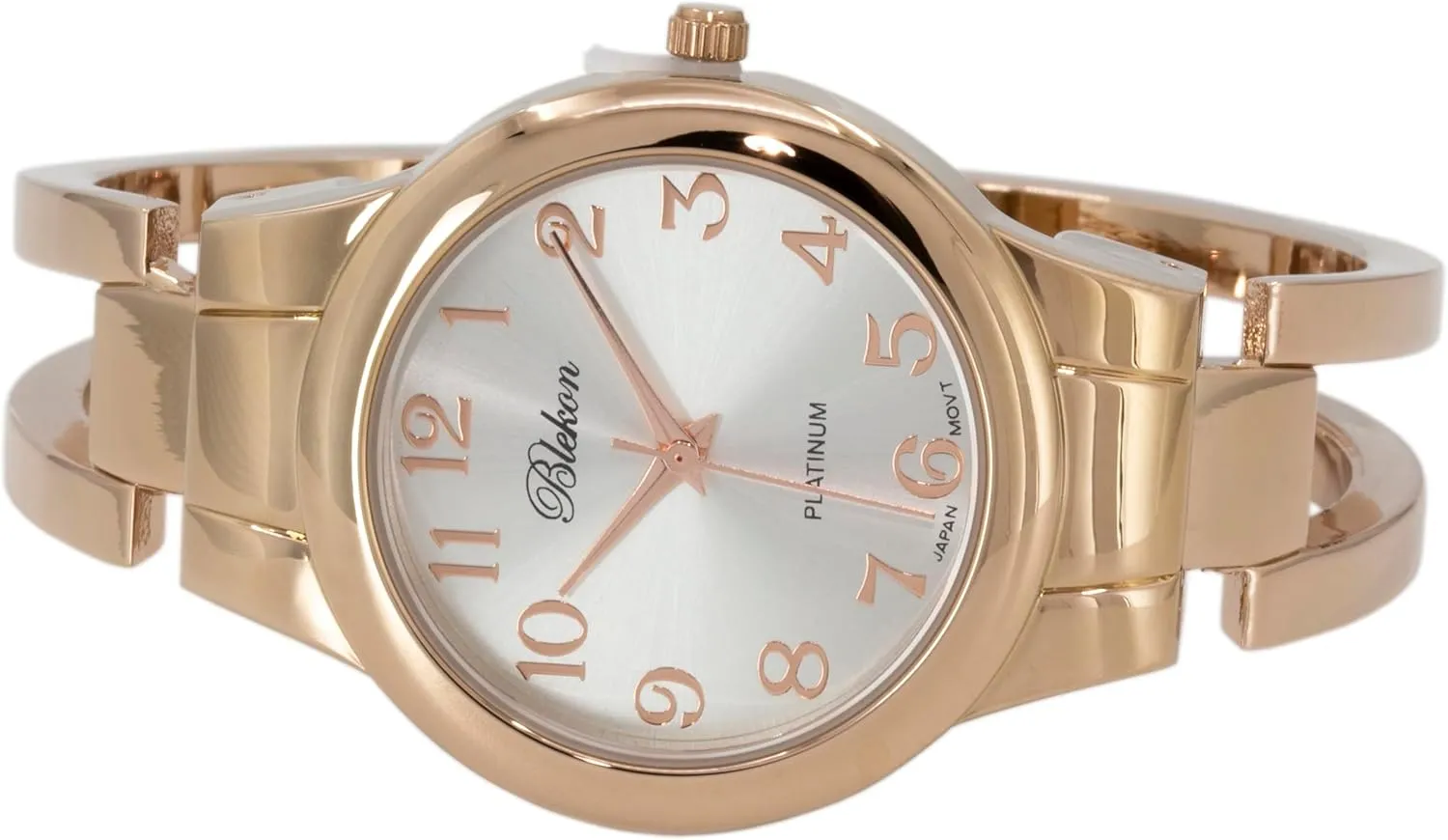 Watch for Women ?C Elegant Design with 33mm Easy Reader Dial ?C Fits Wrists 7-8 Inches ?C Bracelet suspicious souvenir insist Watch with Japanese Quartz Movement and Stainless-Steel Back Case Stylish Metal Bangle Cuff 