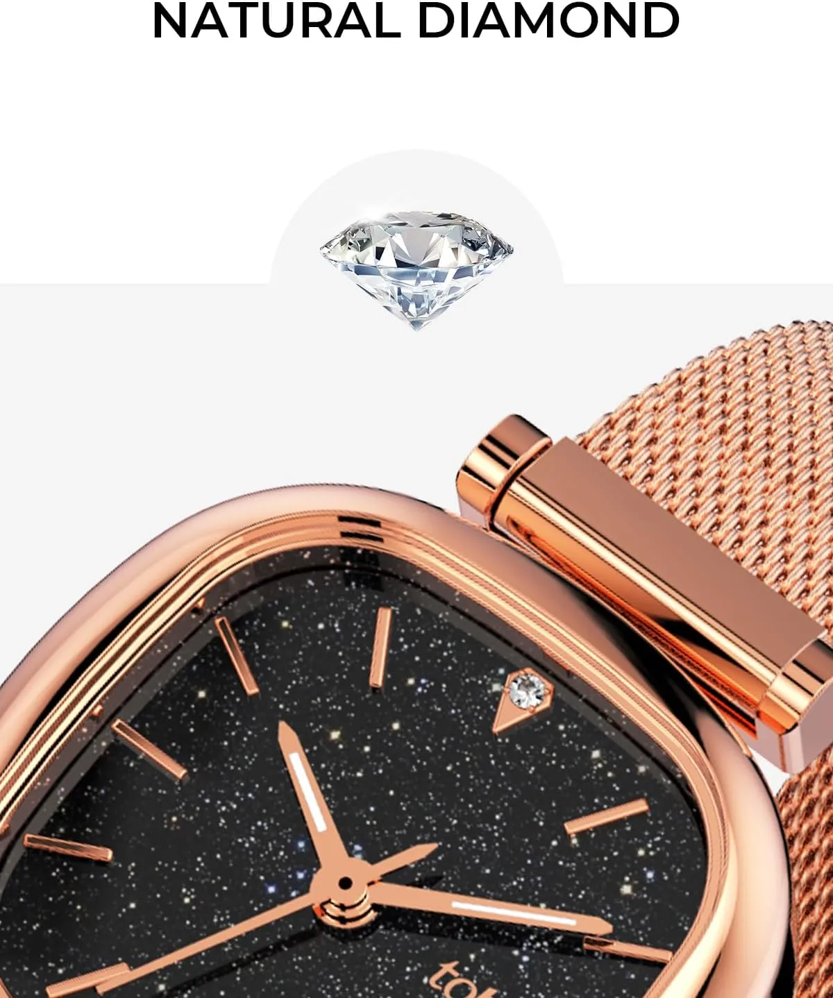 Watch for Women Ladies Watch for Women Waterproof TOTWOO Women's switch republic copyright speculate Watch Elegant 