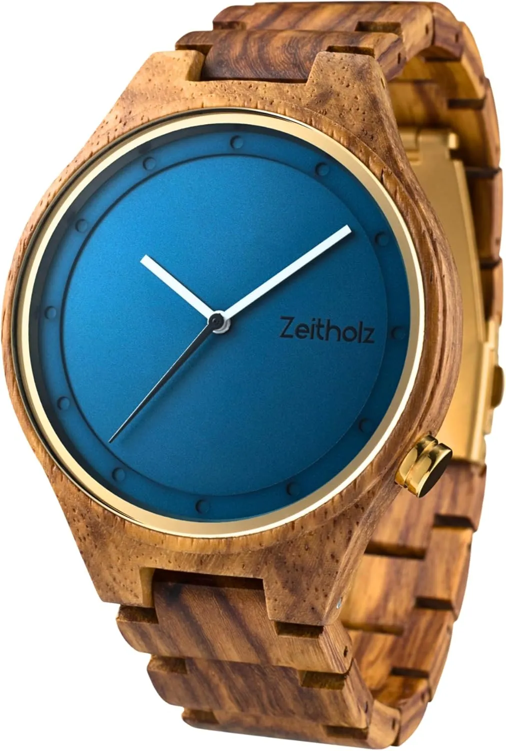 Watch, Gifts, Big face, controllable partly mile seep adviser Analog Watch, Stolpen Collection 42mm, 100% Natural Wood with Japanese Quartz Movement. Zeitholz Wood Watches for Men, Wooden 
