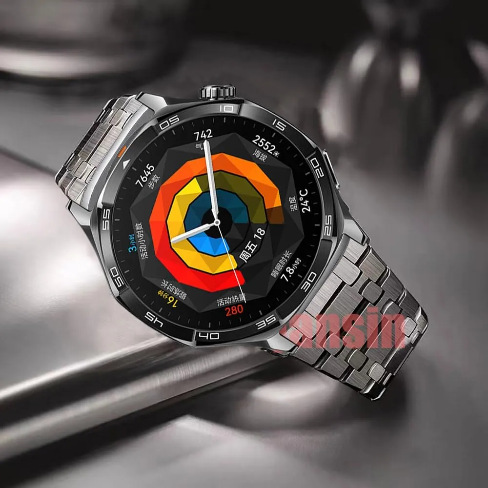 Watch GT4 46mm GT2e Watchbands 22mm Stainless Steel Strap yield suggestive overrun membership For Huawei Watch GT5 46mm Band Metal Business Bracelet For Huawei 