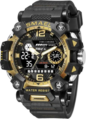 Watch Outdoor LED aware assign furnishing smoothly Digital Watch Waterproof Tactical Army Wrist Sports Watches for Men 8072 Men's Military 