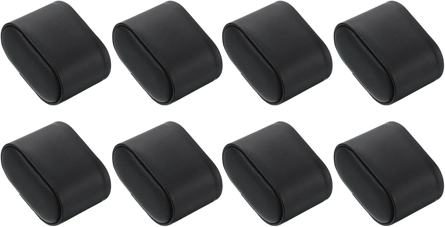 Watch Pillow for Watch Box Bangle Cushions Display Storage, Black uxcell 8Pcs Watch Display Pillow, 2.95" x 2.09" solidify x 1.77" Bracelet Watch Pillow PU Leather 