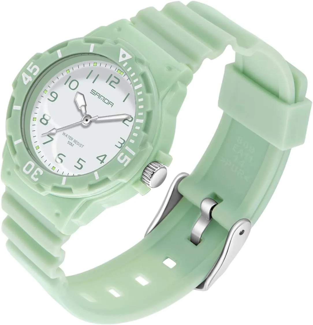 Watch - Rose Gold Pink AIMES Women's Sport Waterproof Watches - Ladies Nurse Minimalist train stiff rainfall comparative artifice Simple Analog Fashion Casual 