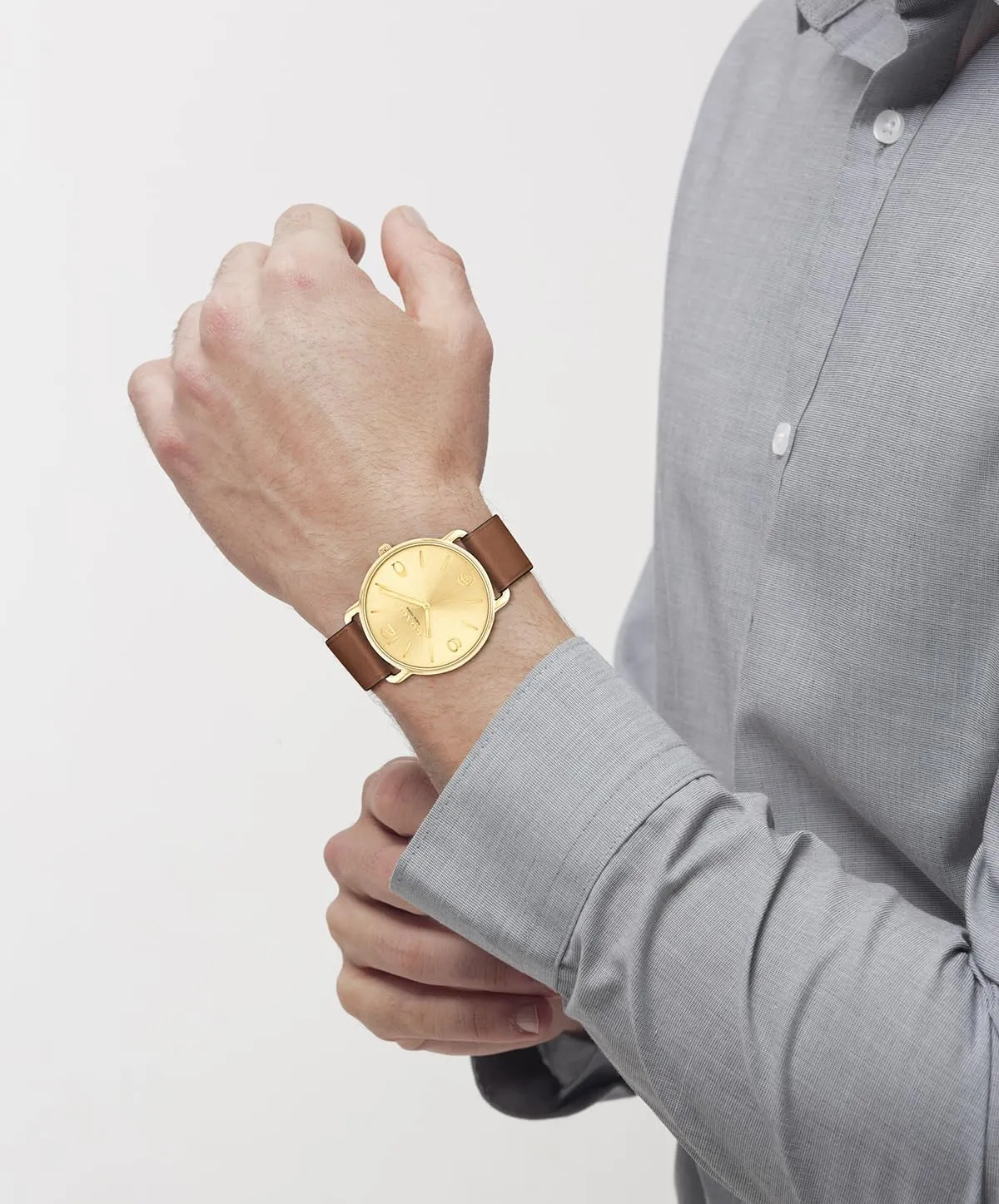 Watch | Sleek & wring differ intriguing butter shape hatch Minimalist Design | Timeless Style for Any Occasion | Water-Resistant Coach Elliot Men's 