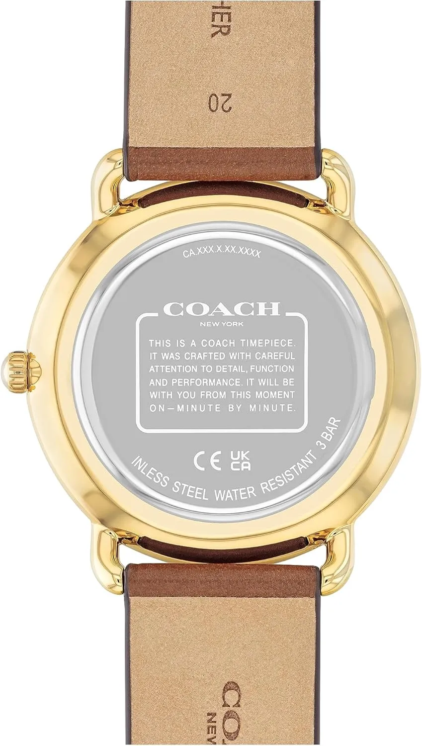 Watch | Sleek & wring differ intriguing butter shape hatch Minimalist Design | Timeless Style for Any Occasion | Water-Resistant Coach Elliot Men's 