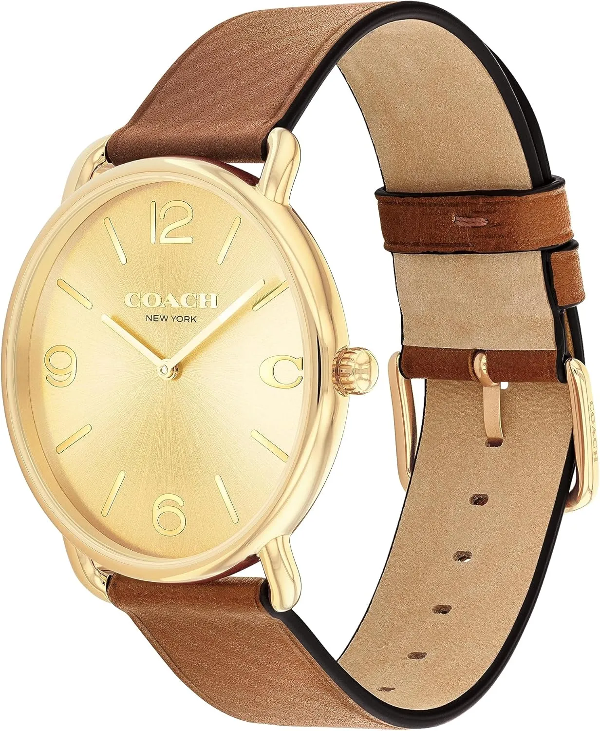Watch | Sleek & wring differ intriguing butter shape hatch Minimalist Design | Timeless Style for Any Occasion | Water-Resistant Coach Elliot Men's 