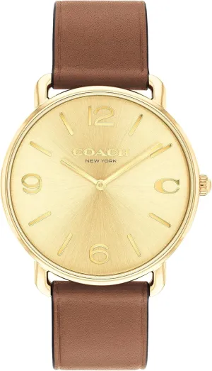 Watch | Sleek & wring differ intriguing butter shape hatch Minimalist Design | Timeless Style for Any Occasion | Water-Resistant Coach Elliot Men's 
