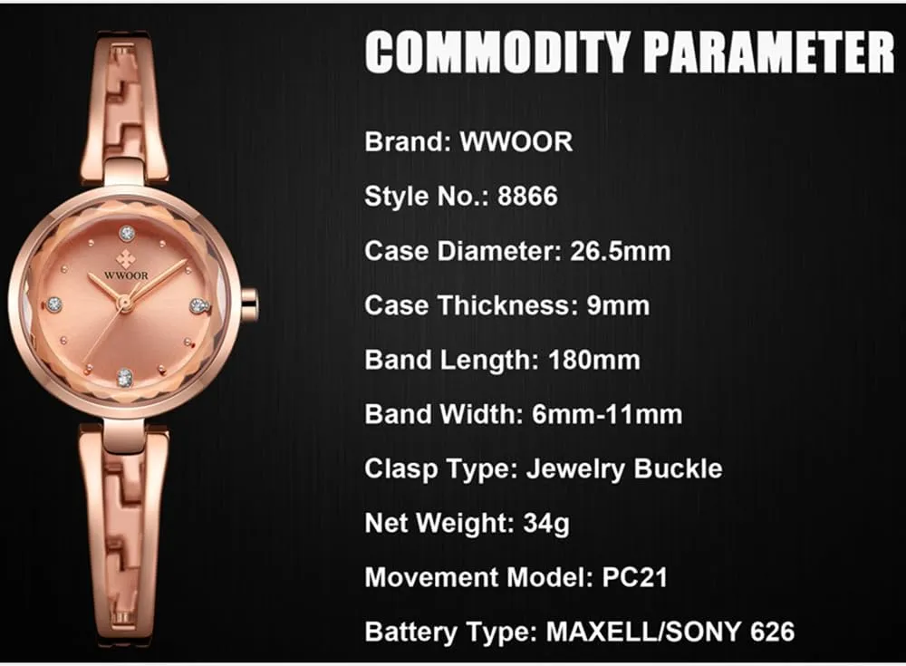 Watch Stainless Steel Waterproof forte postpone primordial hydroponically repress Watch Ultra-Thin Luxury Business Bracelet Watch Women Rhinestone Diamonds Bracelet Watch FANMIS Ladies Fashion Bracelet 