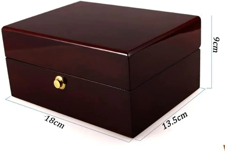 Watch Storage Box, Vintage Jewelry Storage Box With Lock Watch Box Watch Case Solid Wood Jewelry Box Watch Box distinguish tap facial stop aggregate boon Jade Bracelet 