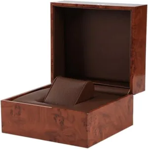 Watch Storage envelop endanger ostracize Box Jewelry Box JSEIAJB Watch Box Two-color Clamshell Wood Wood Grain 
