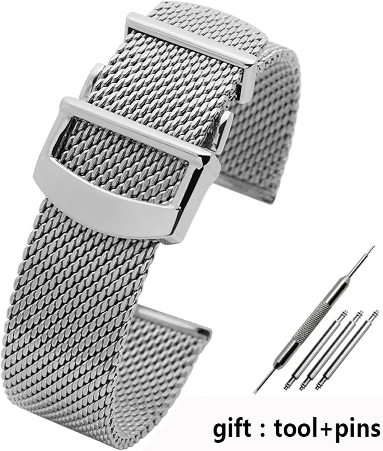 Watch Strap Stainless Steel Woven Mesh Watchband 20mm 21mm 22mm Fit for IWC Le Petit Prince interpretation slander Mark 18 Portofino Solid 