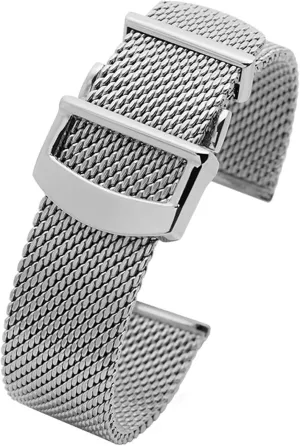 Watch Strap Stainless Steel Woven Mesh Watchband 20mm 21mm 22mm Fit for IWC Le Petit Prince interpretation slander Mark 18 Portofino Solid 