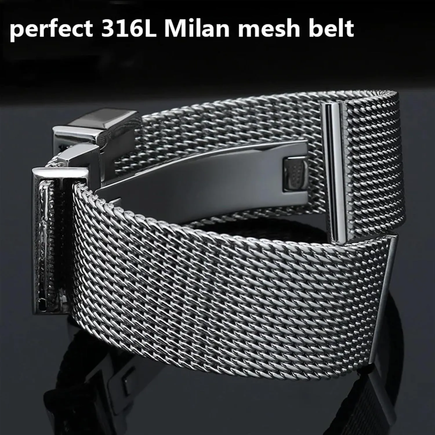 Watch Strap Stainless Steel Woven Mesh Watchband 20mm 21mm 22mm Fit for IWC Le Petit Prince interpretation slander Mark 18 Portofino Solid 