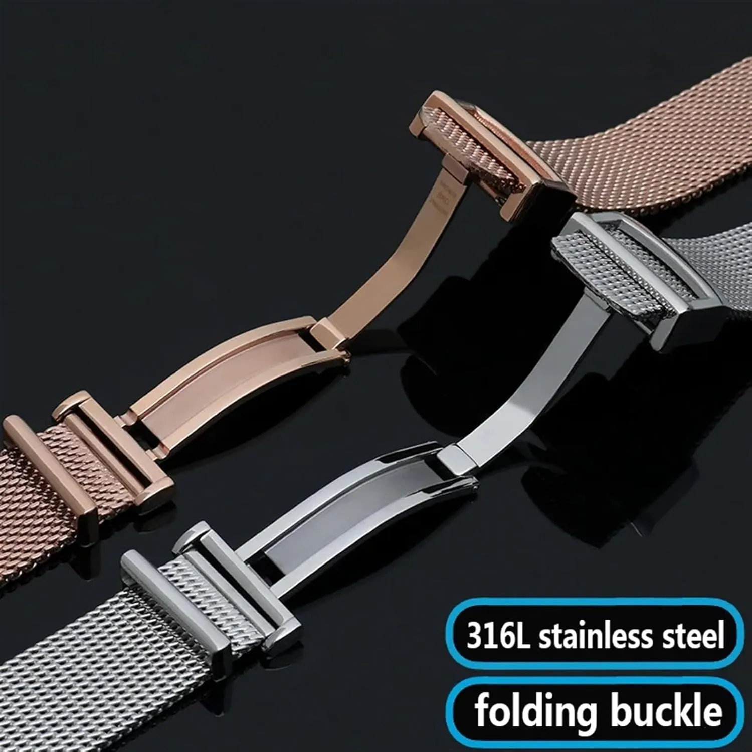 Watch Strap Stainless Steel Woven Mesh Watchband 20mm 21mm 22mm Fit for IWC Le Petit Prince interpretation slander Mark 18 Portofino Solid 