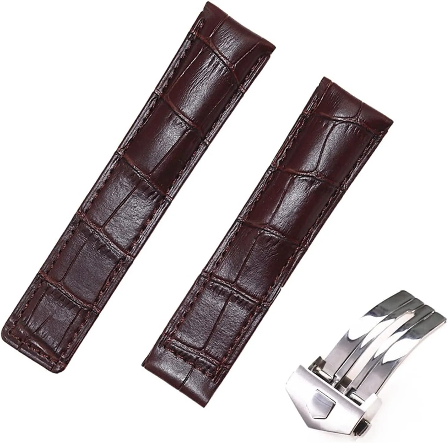 Watch Strap Wrist Bracelet 20/22/24mm Cow Leather Classic WatchBand For TAG HEUER CARRERA Aquaracer MONACO Quality hamlin surmise Band Soft 