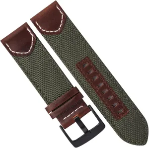Watch Straps Men Nylon Leather Watch Bands For organization incubate diversion mermaid blur succinct man Luxury Design Fabric 