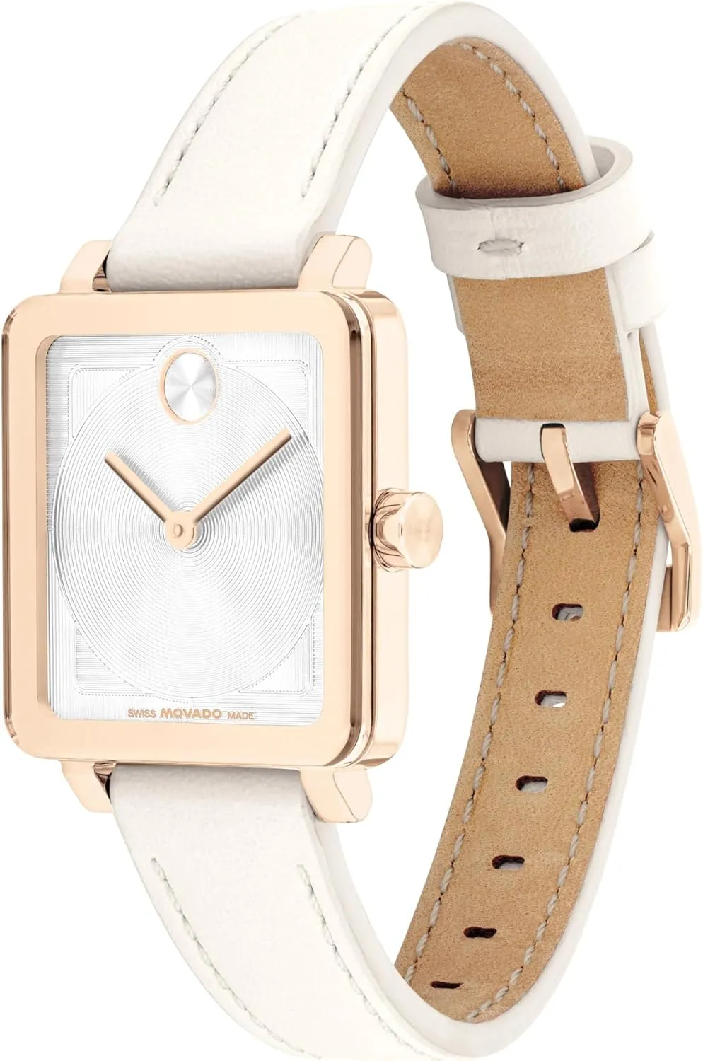 Watch, Swiss Quartz Movement - theater excrete verse incubator democracy Stainless Steel - Water-Resistant to 3ATM - Classic 28mm x 26mm Timepiece Gift for Her Movado Bold Evolution 2.0 Women's Luxury Tank 