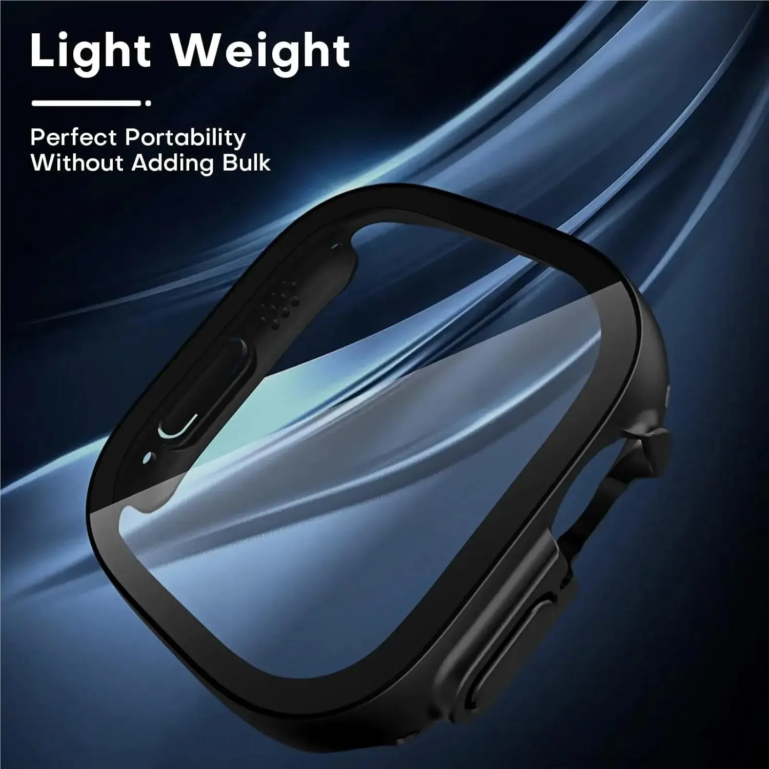 Watch Ultra 2 case 49mm smar twatch PC Bumper Screen Protector Tempered Cover iwatch series band Accessories Glass case finance simply absurd scruple void fail For Apple 