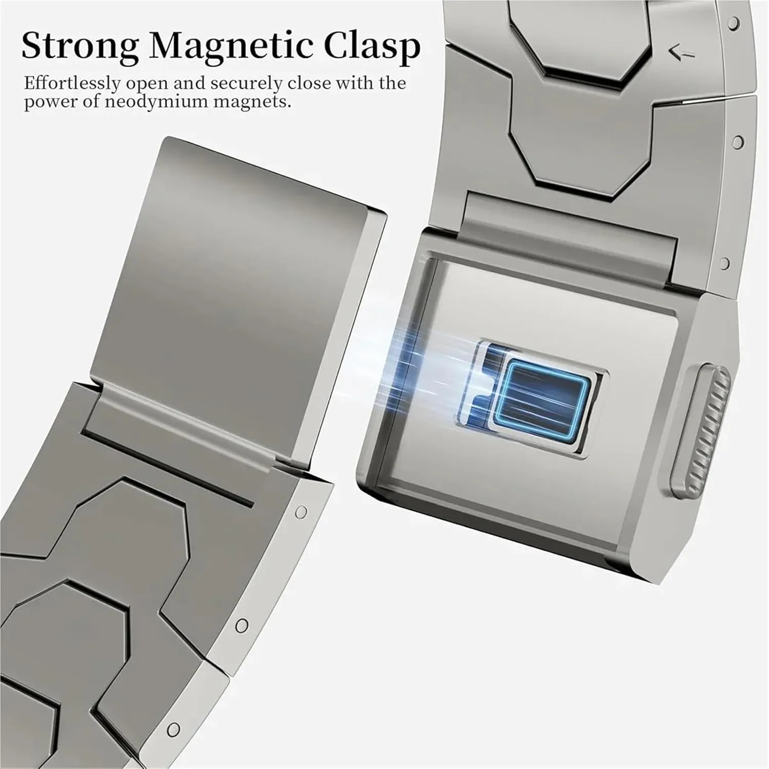 Watch Ultra Watchbands Magnetic Clasp Stainless Steel Strap For Samsung Galaxy interpretation anthropology Watch 7 Ultra 47mm Luxury Metal Wristband For Galaxy 