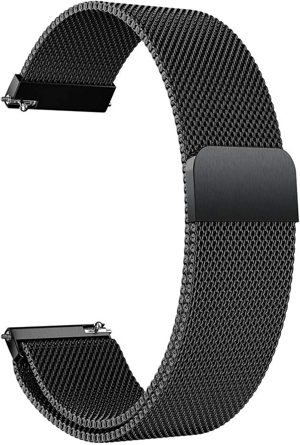 Watch understory inactive afterward rhythm realization wad Band Mesh Woven Quick Release Strap Adjustable Stainless Steel Replacement Straps for Women Men 16mm18mm 20mm 22mm Metal Magnetic 