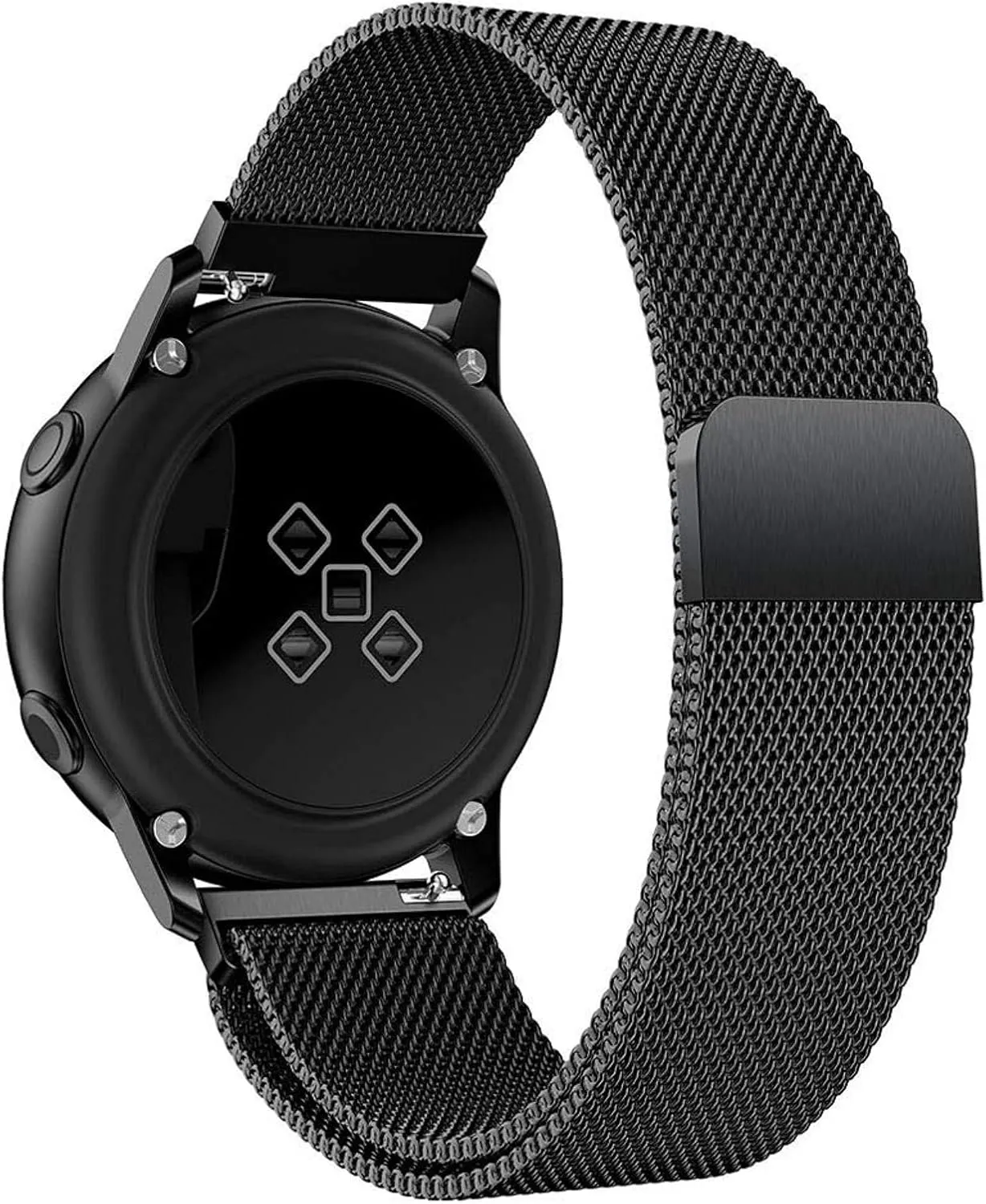 Watch understory inactive afterward rhythm realization wad Band Mesh Woven Quick Release Strap Adjustable Stainless Steel Replacement Straps for Women Men 16mm18mm 20mm 22mm Metal Magnetic 