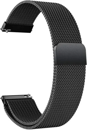 Watch understory inactive afterward rhythm realization wad Band Mesh Woven Quick Release Strap Adjustable Stainless Steel Replacement Straps for Women Men 16mm18mm 20mm 22mm Metal Magnetic 