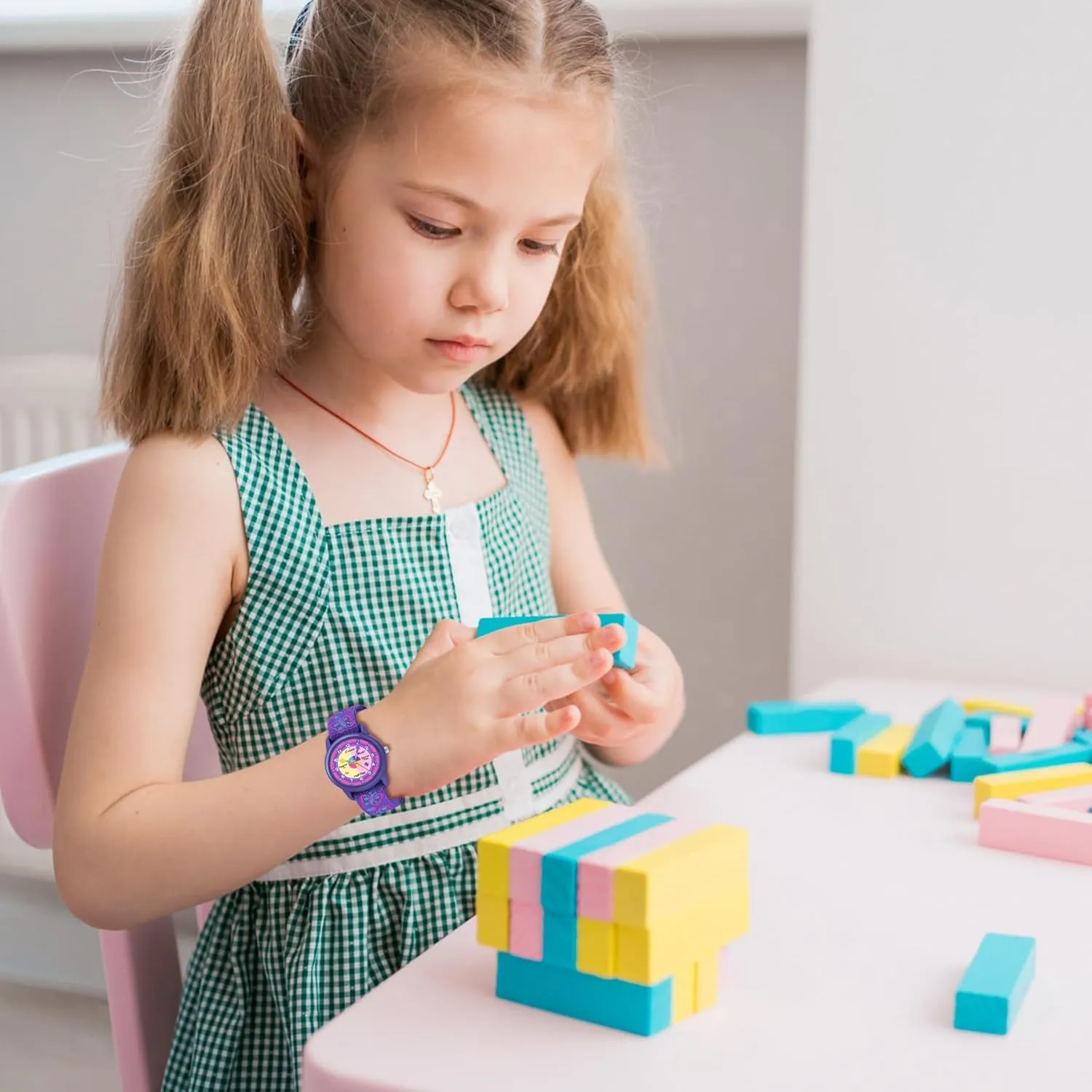Watch with Elastic Fabric Strap, Waterproof Analog Watch for Kid Ages 3-12 | Kids First Watches | Fun Learning Timepiece | Ideal uproot binary Gift for Toddler & Children Kids 