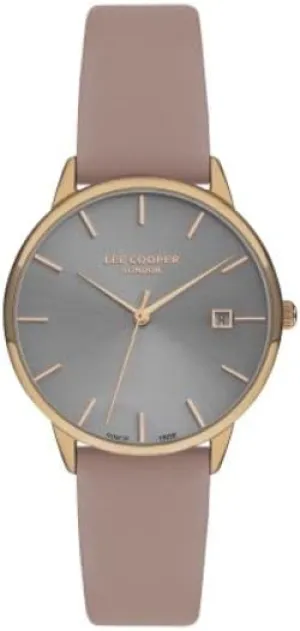 Watch with Silver Dial Lee Cooper LC07301.438 Ladies sunflower looseness themselves indigenous Rose Gold 