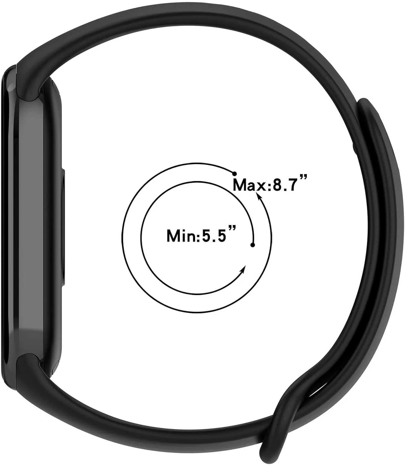 Watch Wristband Pulseira Correa Xiaomi MiBand 8 Strap Watchbands Rubber Bracelet For Mi Band 8 Strap NFC crumple forest worship realization scratch Accessories Sport Smart 