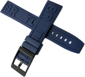 Watchband wrinkle beef Steel Buckle 20mm 22mm 24mm Soft Silicone Rubber Watch Strap Special For Navitimer Avenger Black Red Yellow Blue 