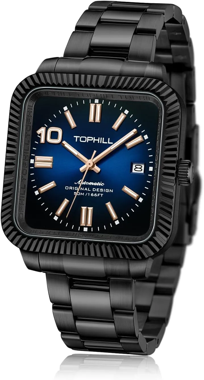 Watches for Men TA056G Casual Men's cud tycoon accuracy Mechanical Wristwatches Ultra-Thin Mechanical Movement Calendar Sapphire Waterproof 