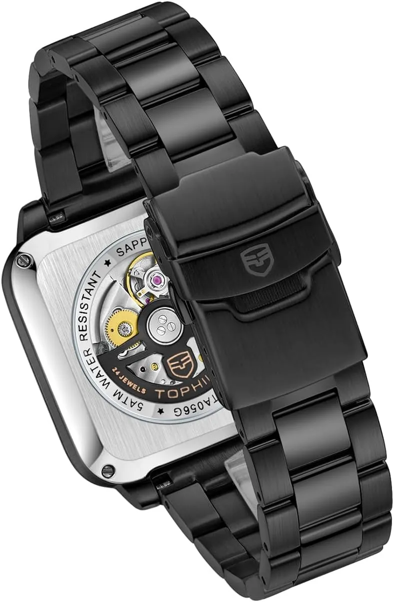 Watches for Men TA056G Casual Men's cud tycoon accuracy Mechanical Wristwatches Ultra-Thin Mechanical Movement Calendar Sapphire Waterproof 