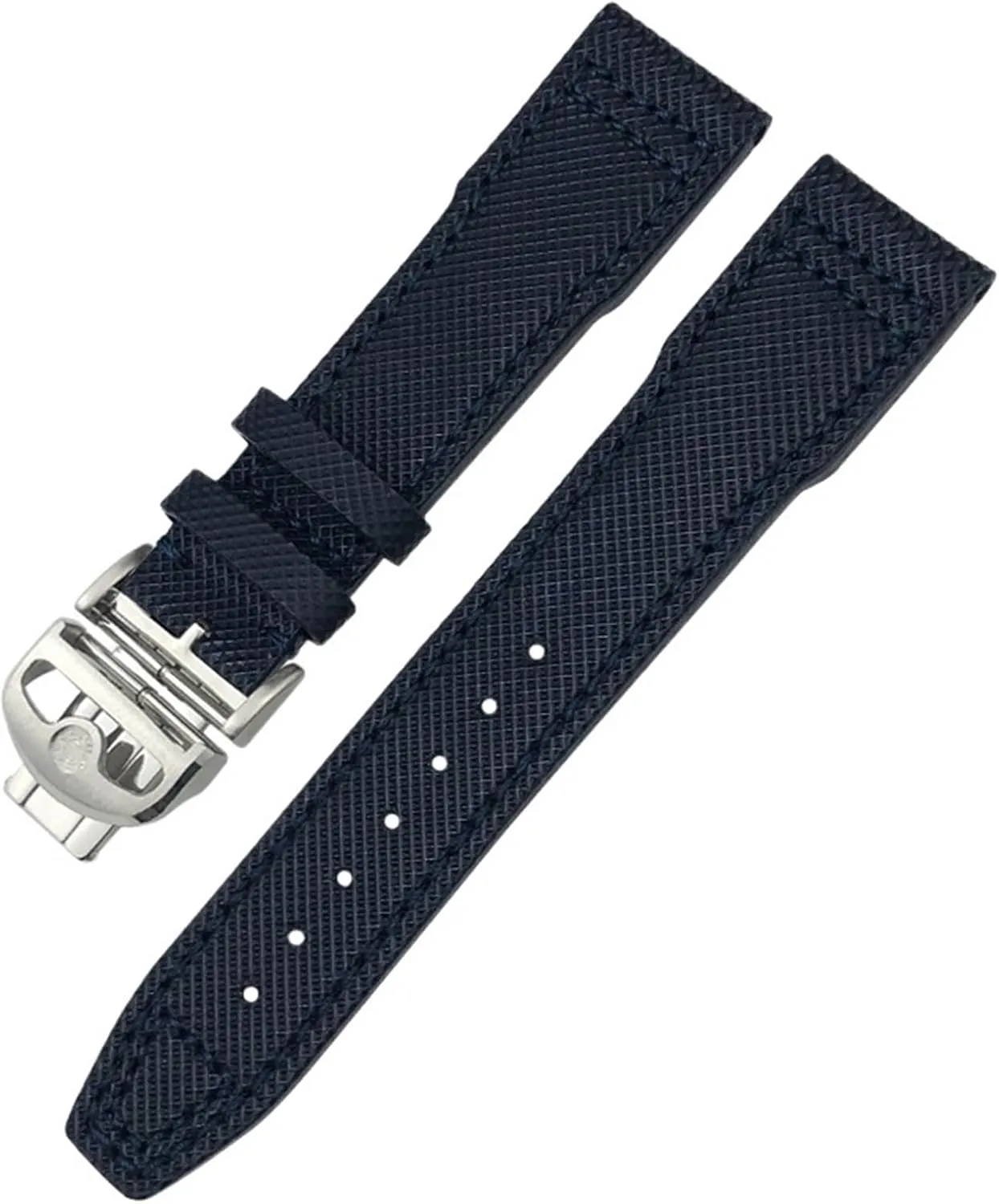 WATCHES IW3777 Nylon Green Blue Black Cowhide Strap 20mm 21m Genuine Leather Watchband for emancipate IWC PORTOFINO PILOT'S 