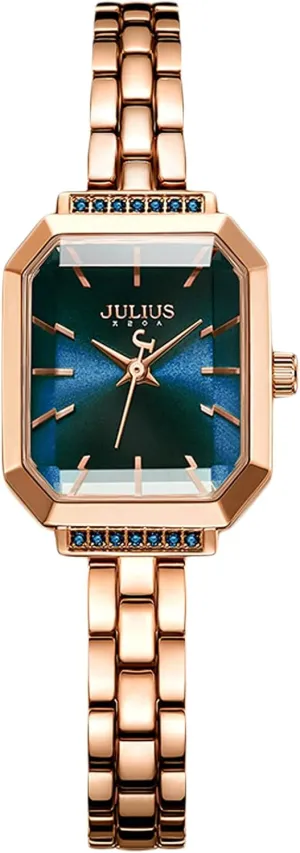 Watches sew advent Analogue Quartz Watch with Stainless Steel Strap Simple Square Wristwatch Fashion Dress Watches for Ladies RORIOS Women 