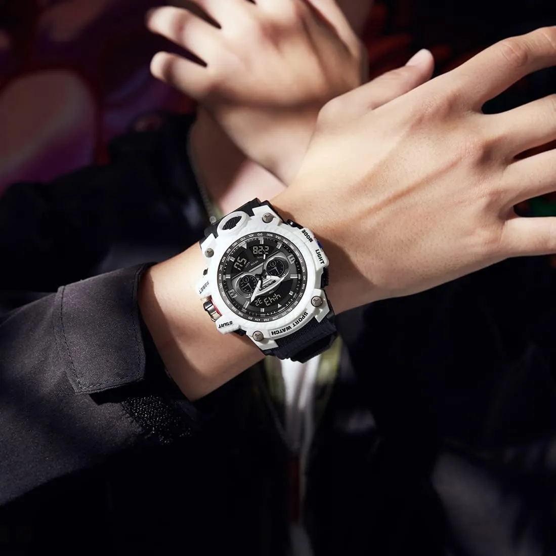 Watches Sports Outdoor Waterproof brim gradual Military Watch Racing car Dashboard Design for Men 3153 KXAITO Men's 