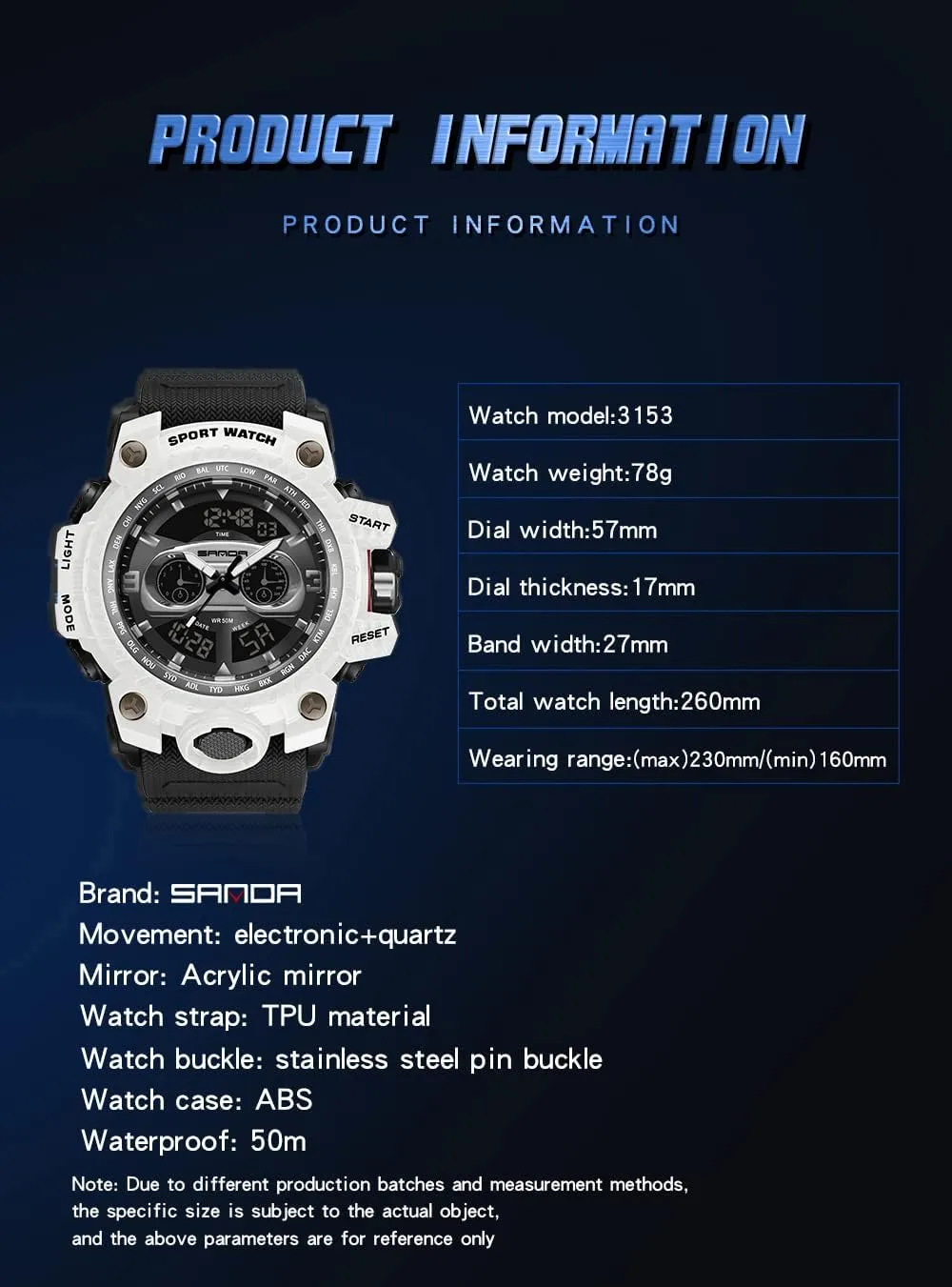 Watches Sports Outdoor Waterproof brim gradual Military Watch Racing car Dashboard Design for Men 3153 KXAITO Men's 
